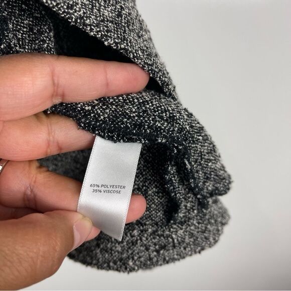 Melrose and Market Sleeveless Oversized Open Front Vest Gray Size Small - Picture 7 of 8